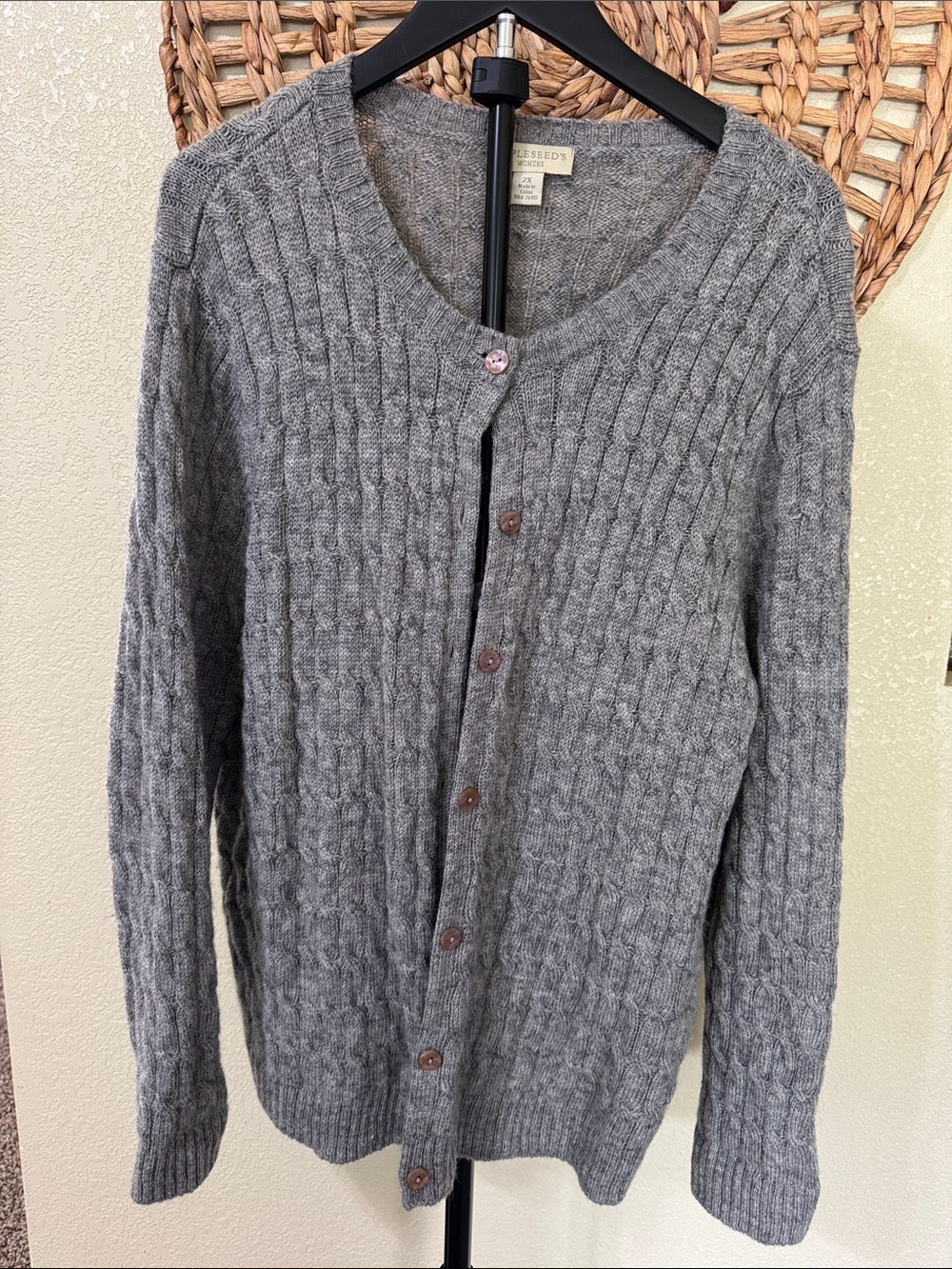 Y2K 100% Wool Sweater 2x Appleseed’s Women